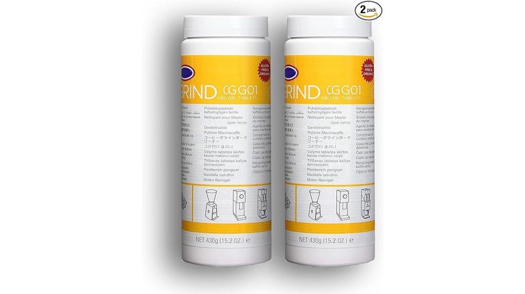 coffee grinder cleaning tablets