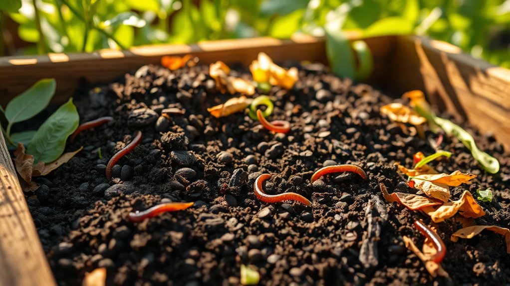 coffee grounds improve compost