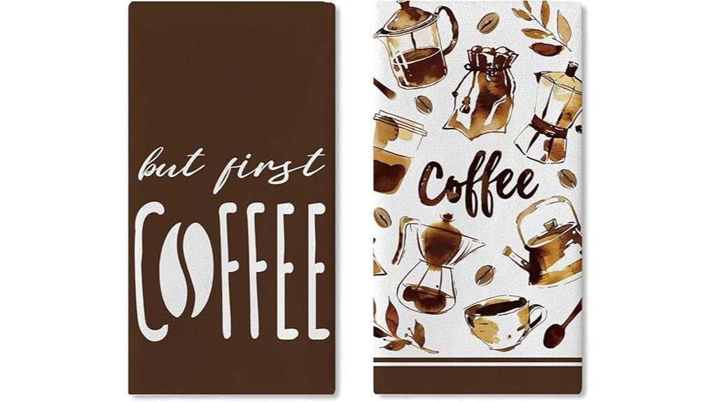 coffee kitchen dish towels