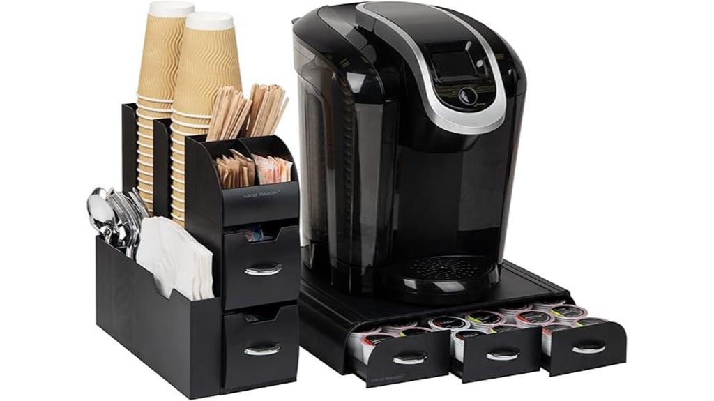 coffee pod and cup organizer