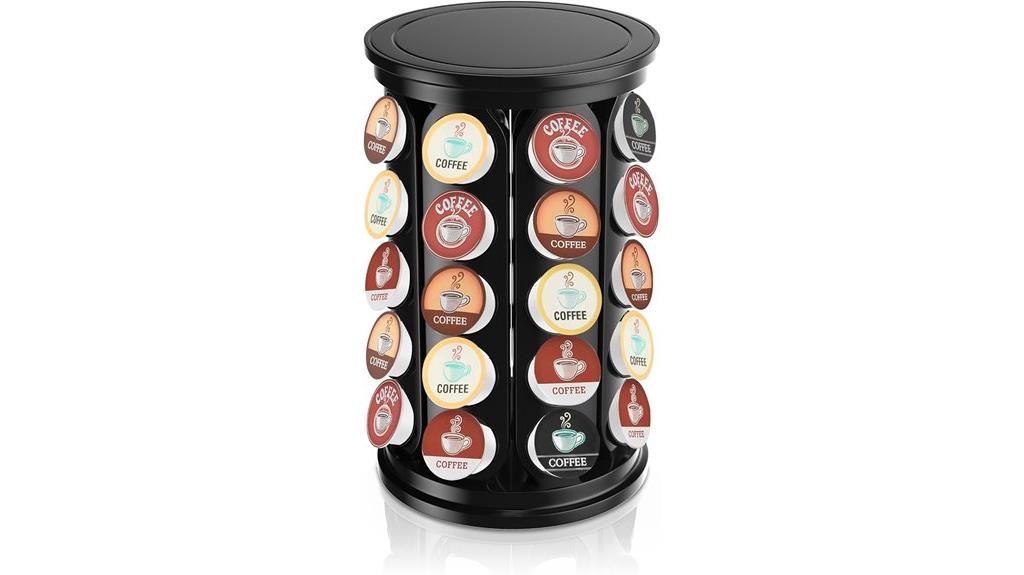 coffee pod storage carousel