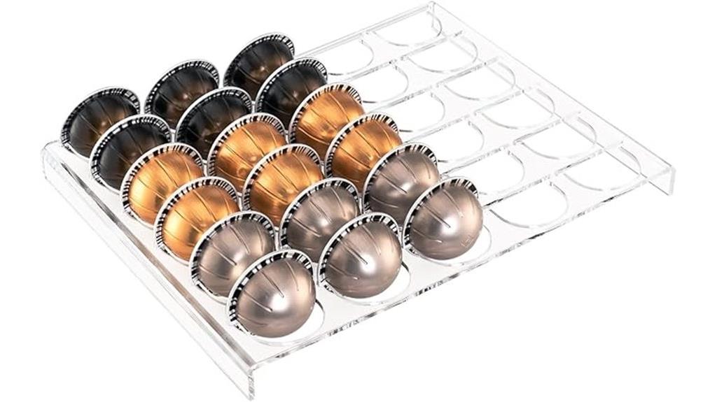 coffee pod storage tray