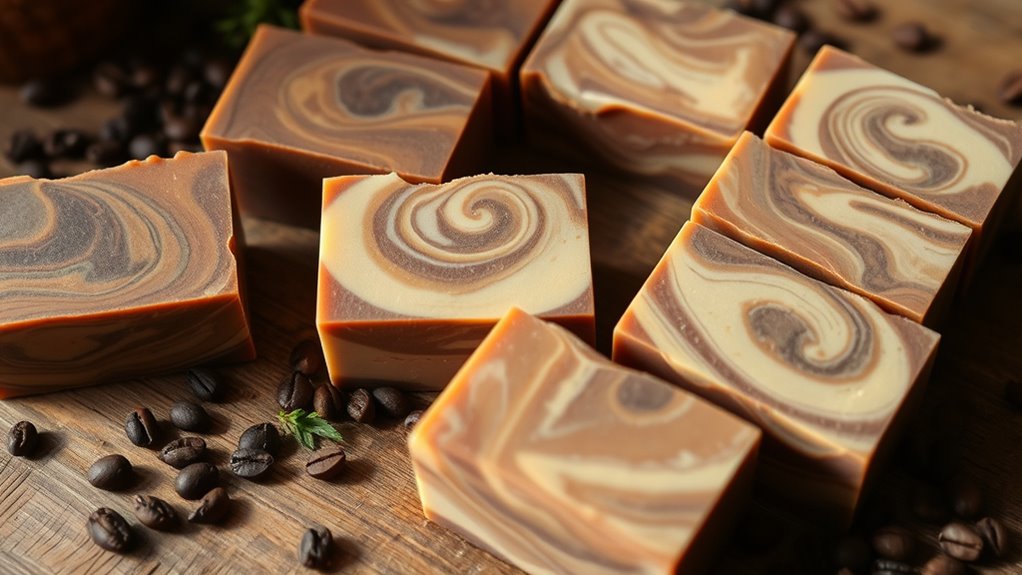 coffee scented soap bars