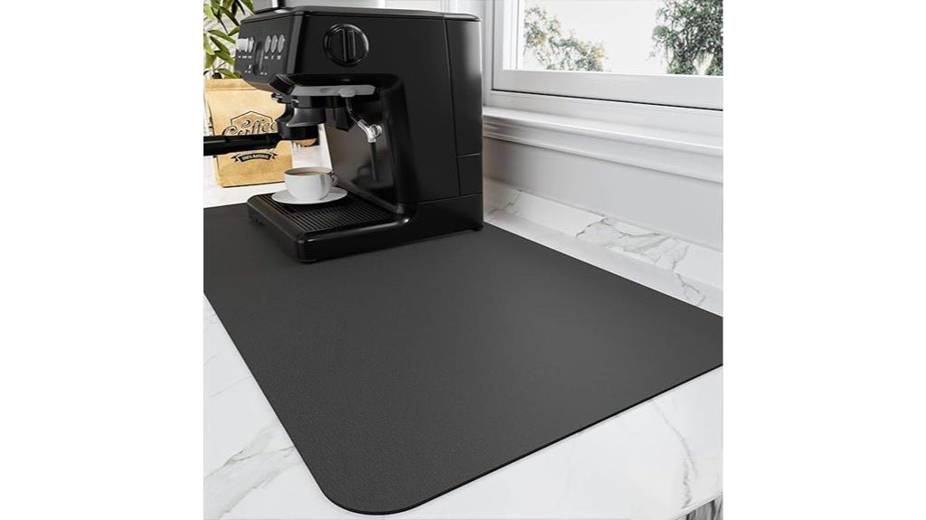 coffee station counter mat