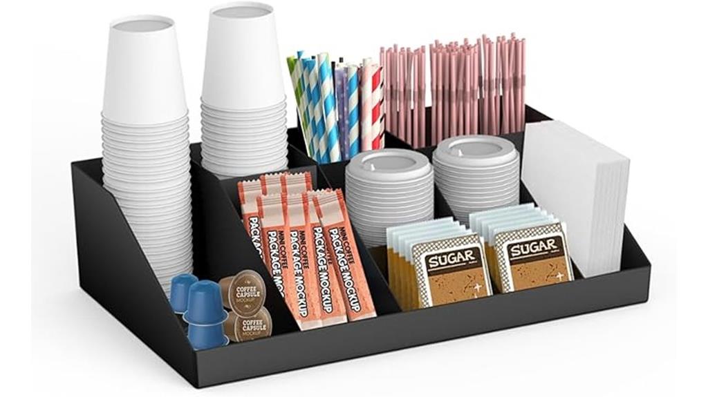 coffee station with storage