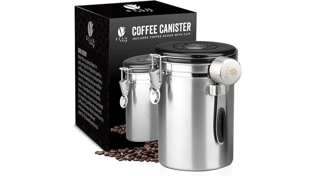 coffee storage with date tracker