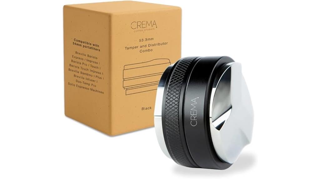 coffee tamper with distributor