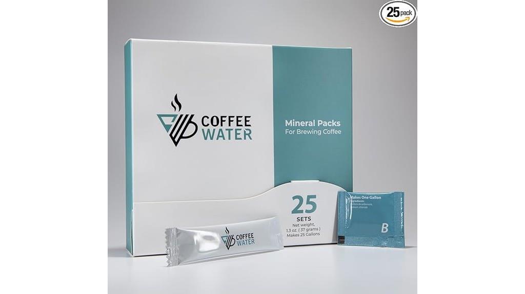 coffee water mineral packs