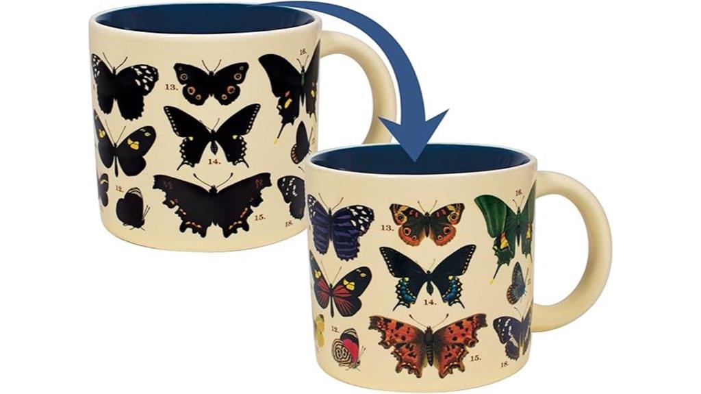 color changing butterfly mug
