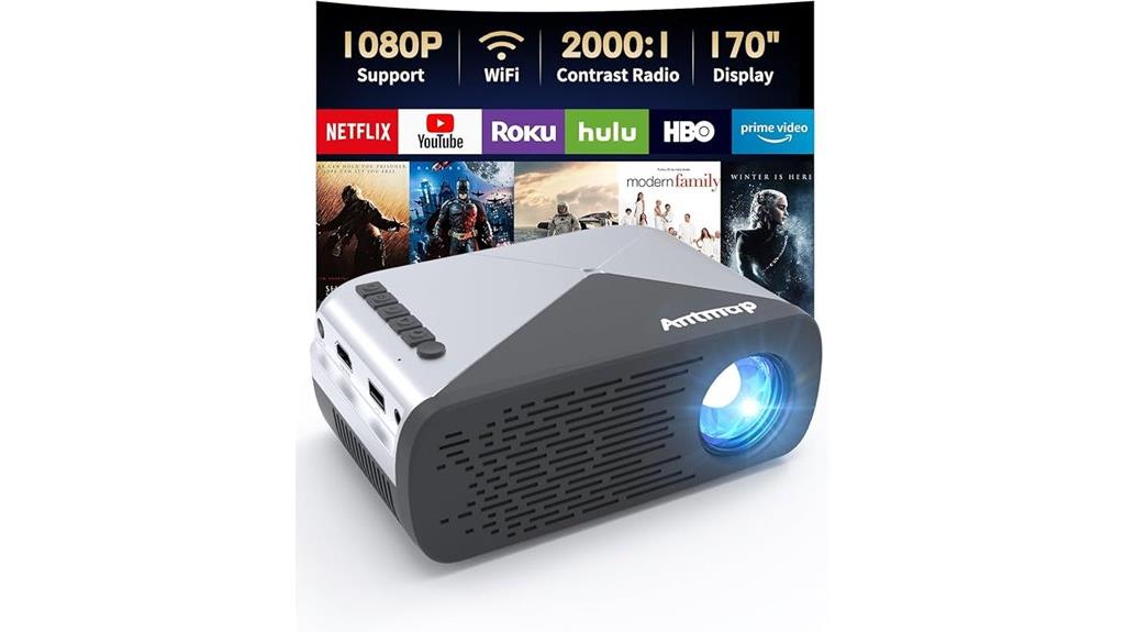 compact iphone projector