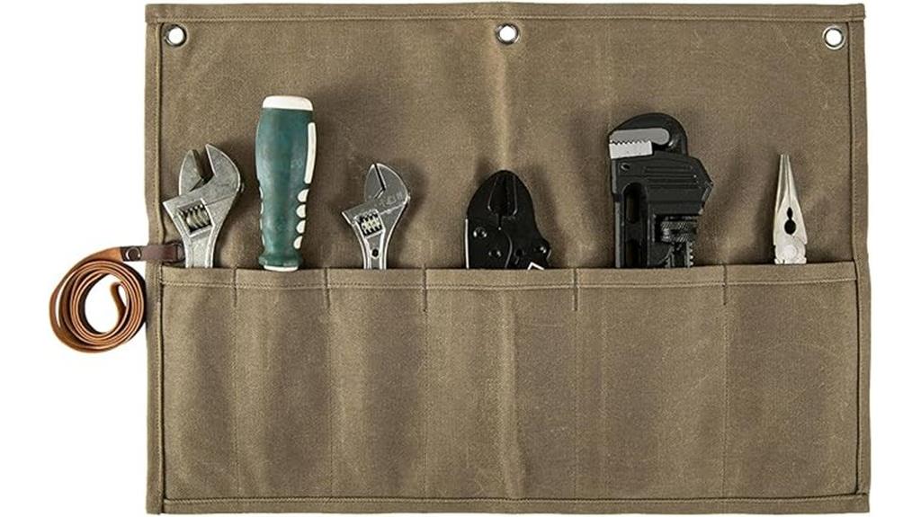 compact tool storage pouch