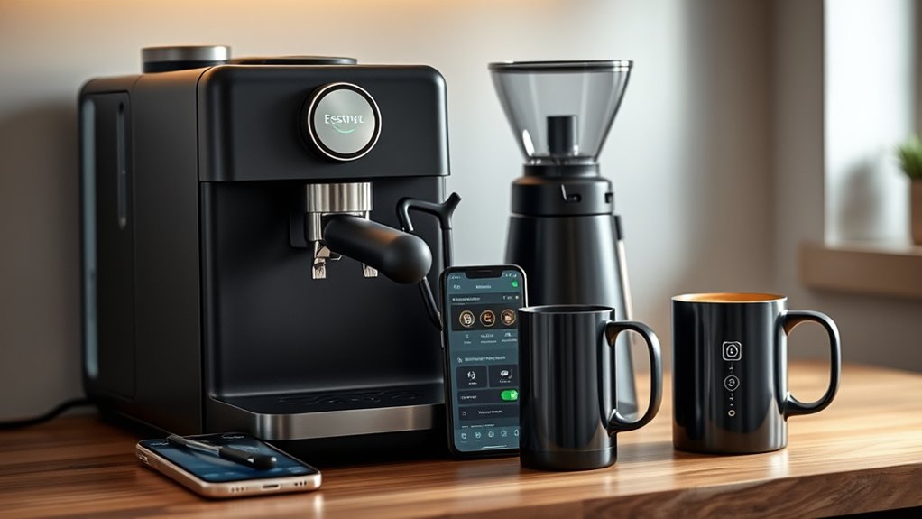 connected customizable coffee brewing