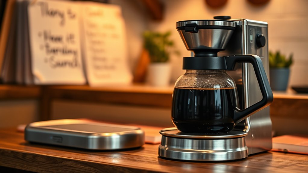 consider coffee maker costs