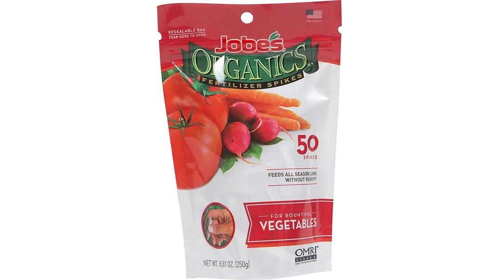 convenient vegetable fertilizer spikes