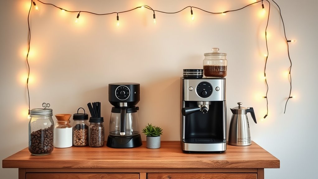 create warm ambient lighting