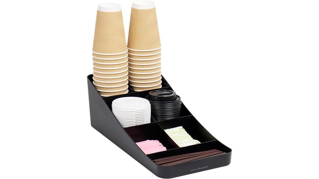 cup and condiment organizer