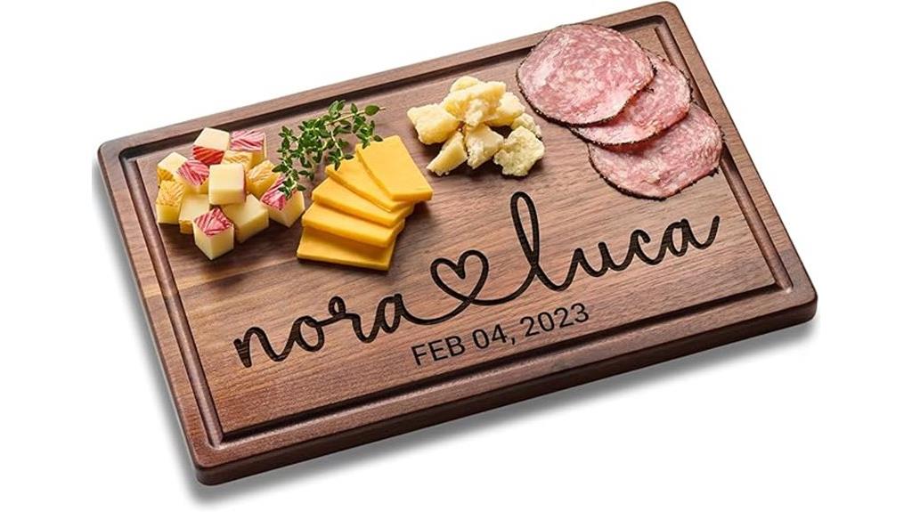 customized wooden cutting board