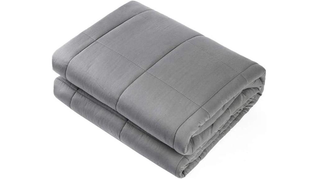 dark grey 20lb blanket