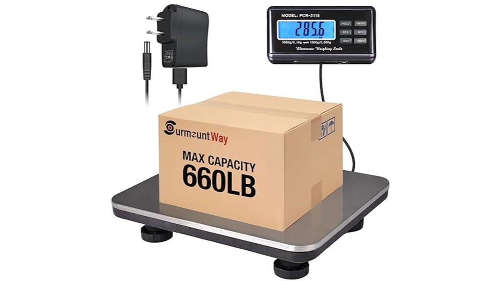 digital 660lb shipping scale
