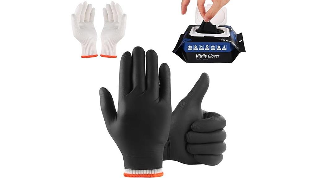 disposable bbq nitrile gloves