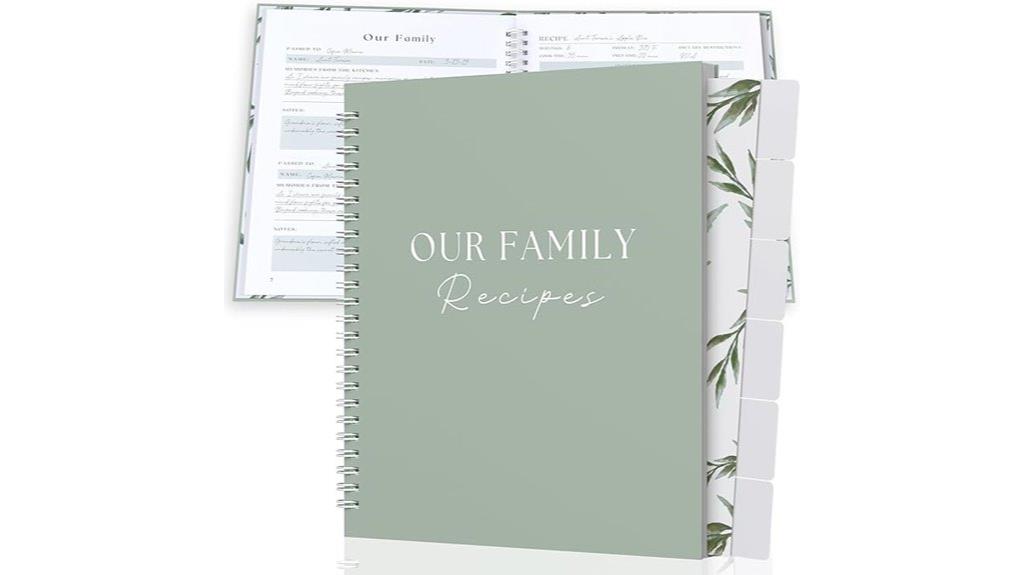 diy family cookbook organizer