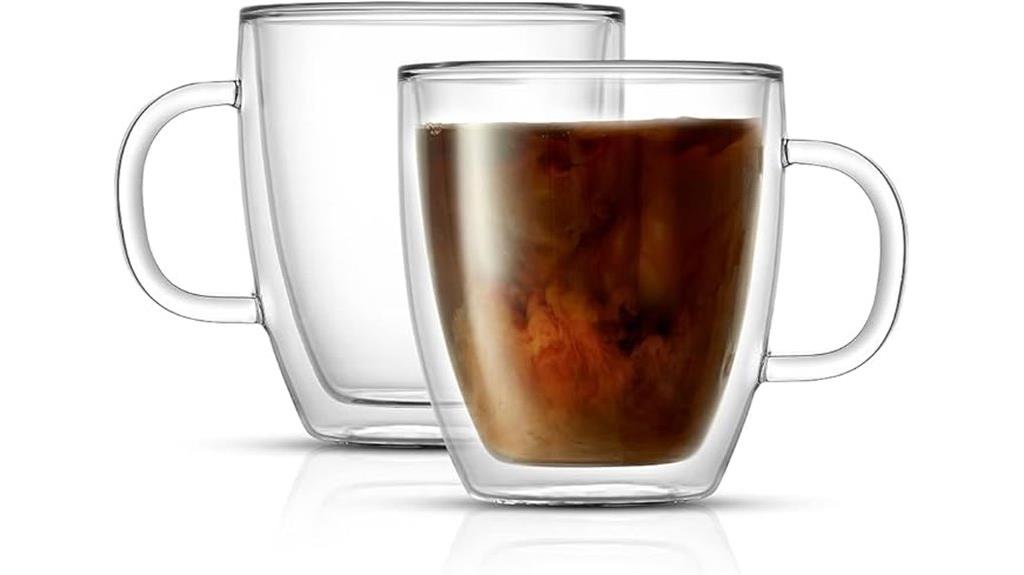 double wall glass set