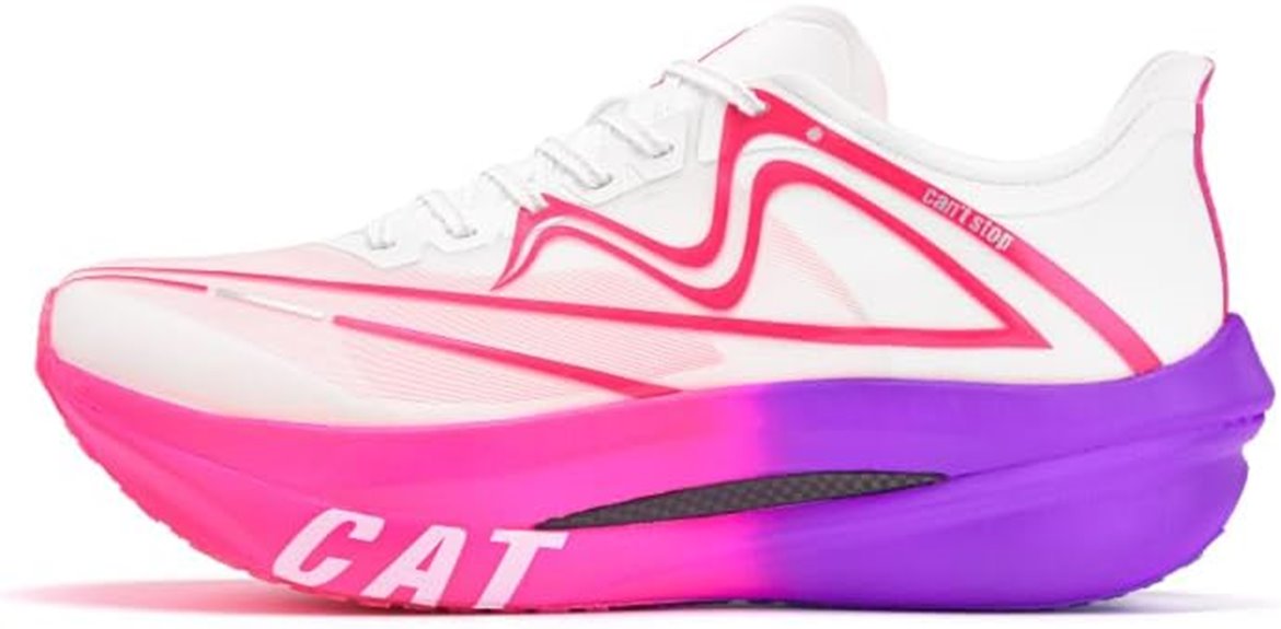 dual carbon plate running shoes