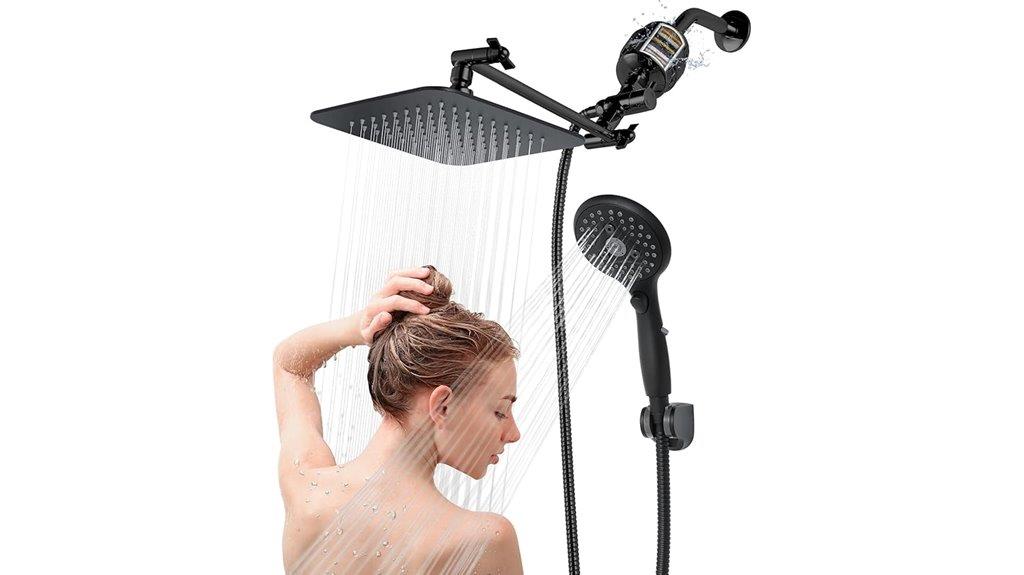 dual filtered shower system