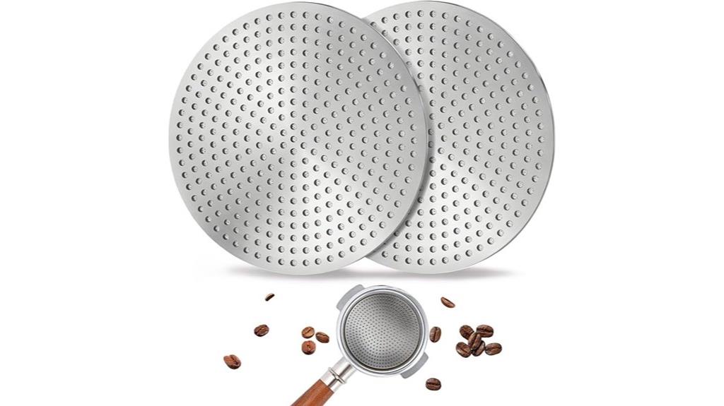 dual layer espresso filter set