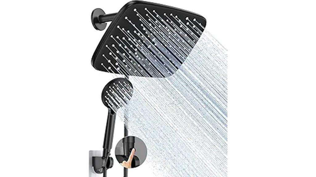 dual mode rain shower