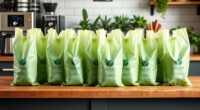 eco friendly coffee bar trash bags