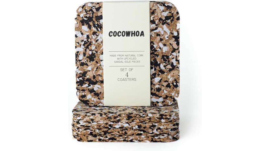 eco friendly cork coasters