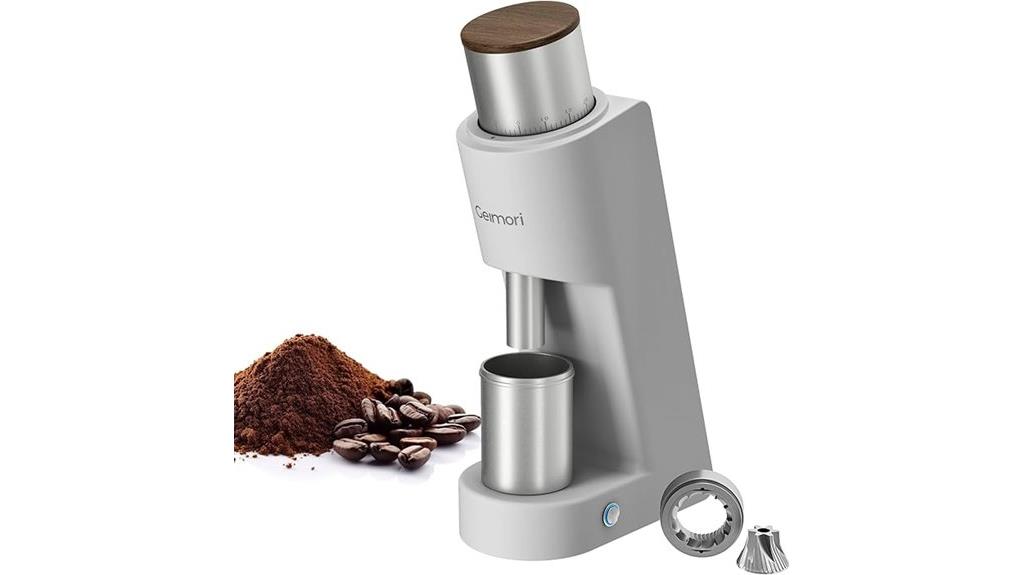 electric burr coffee grinder