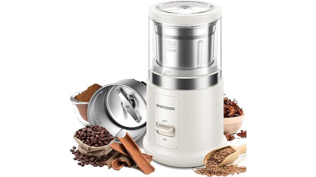 electric coffee grinder one touch