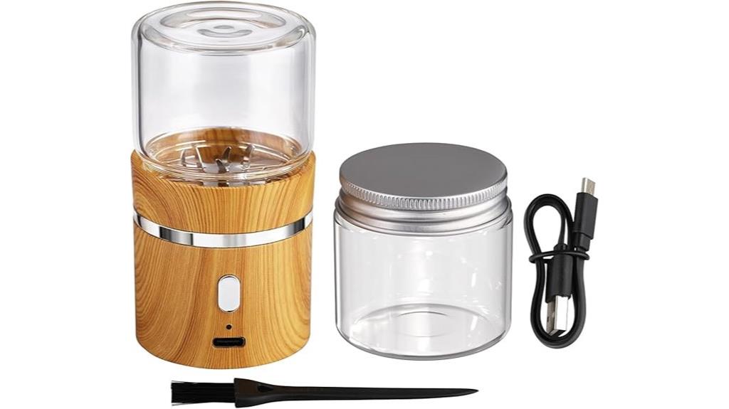electric herb grinder with jars