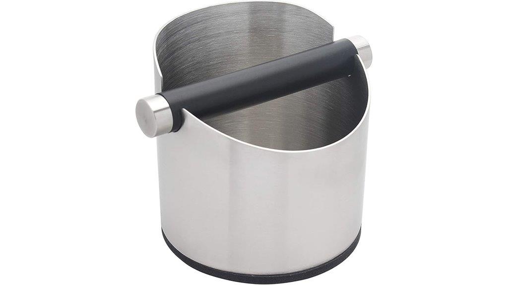 espresso knock box features