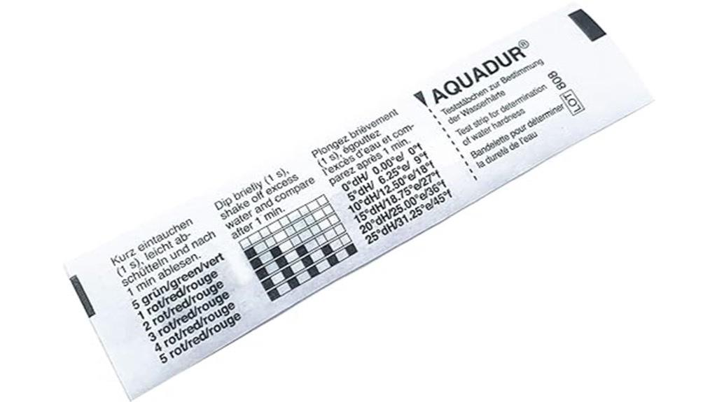 espresso machine water test