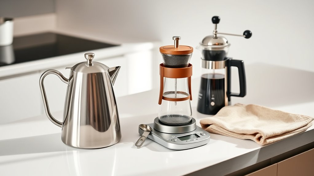 essential coffee making tools