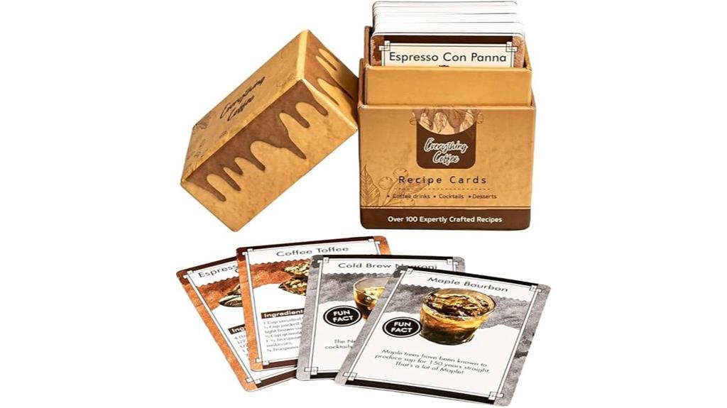 extensive coffee recipe collection