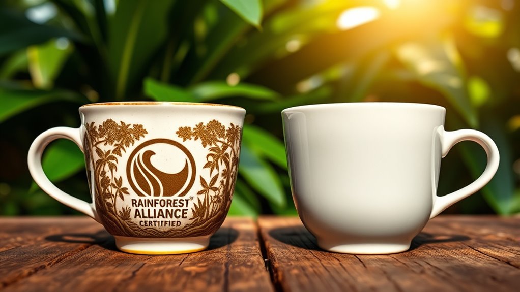 fair trade vs rainforest alliance