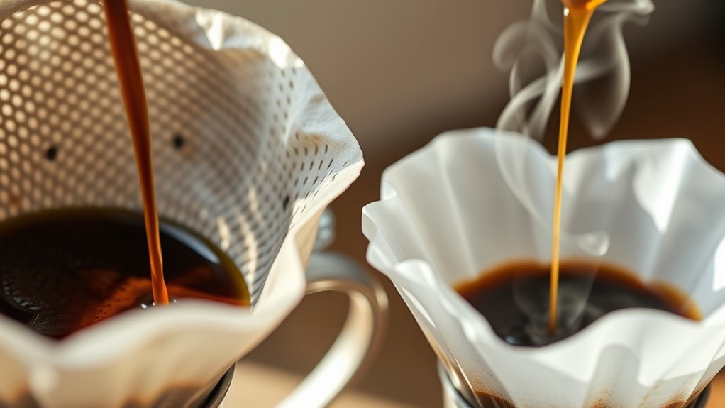 filter choice shapes coffee flavor