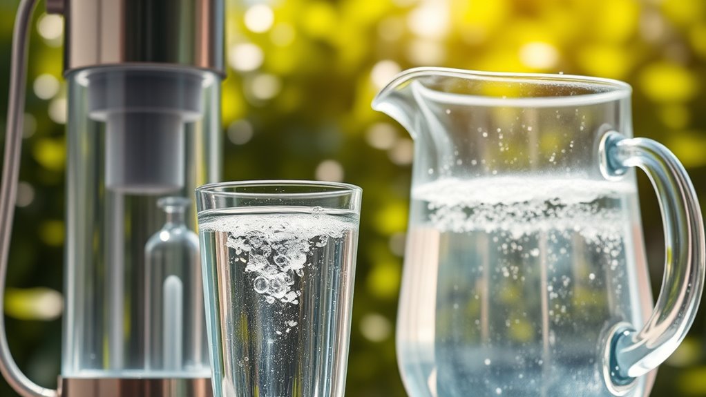 filtering water for health