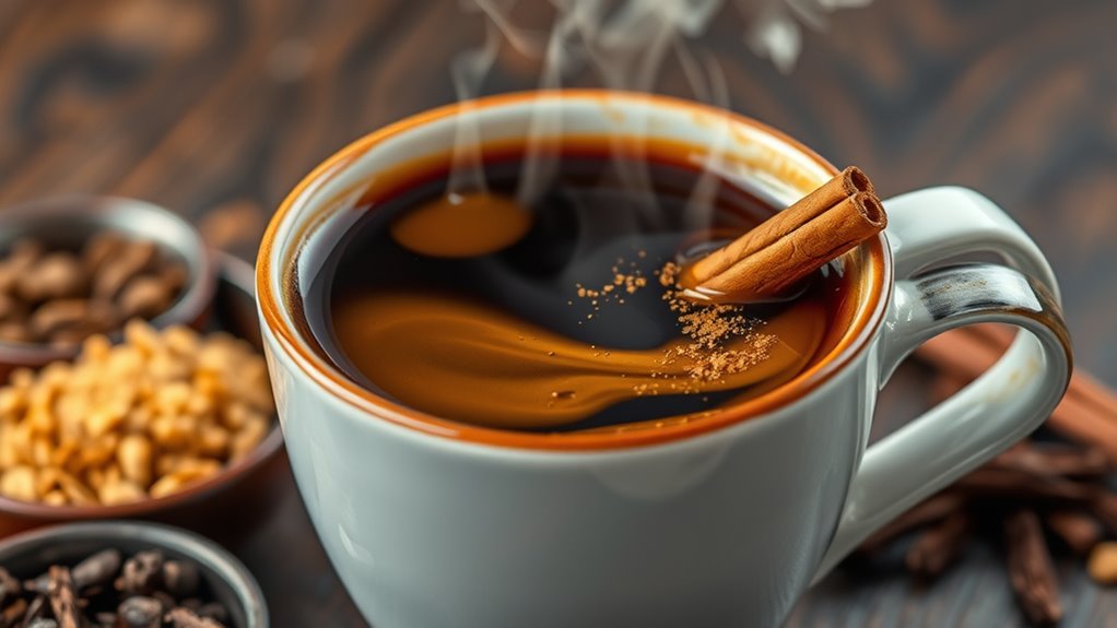 flavorful spice enhanced coffee