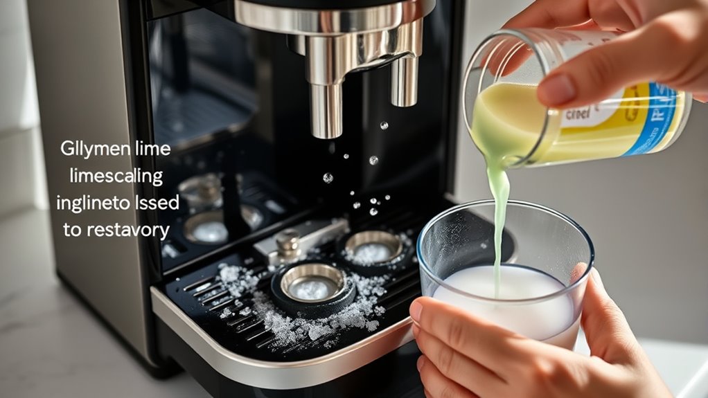 follow manufacturer s descaling instructions