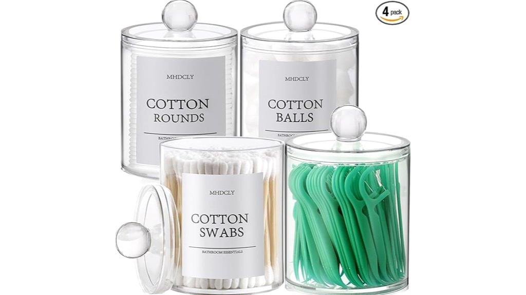 four pack bathroom storage