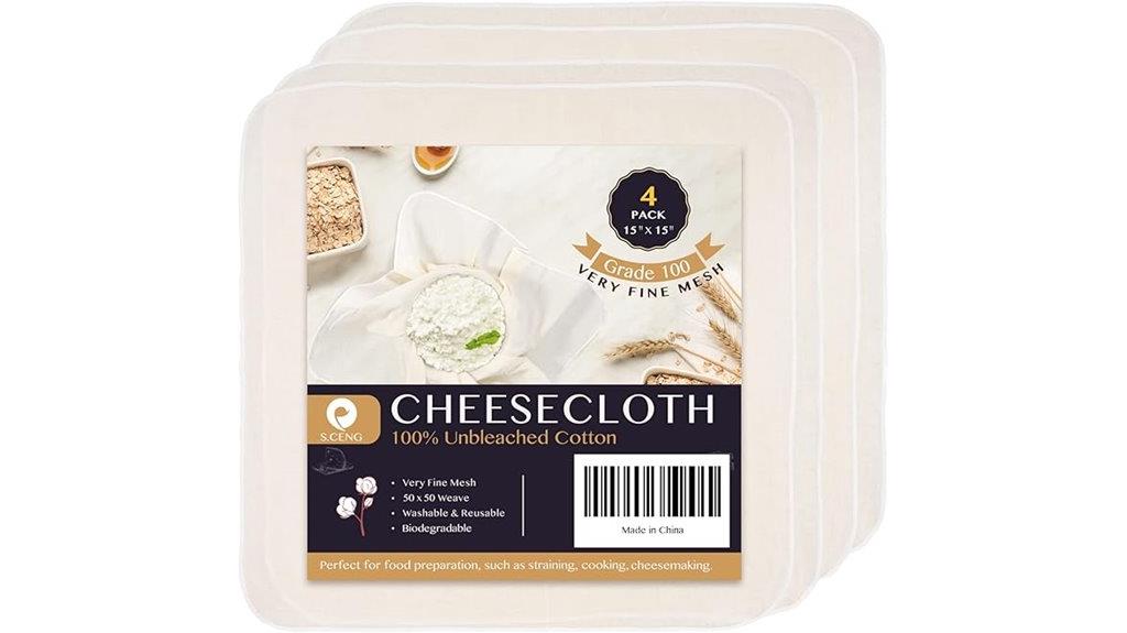 four pack cheesecloth