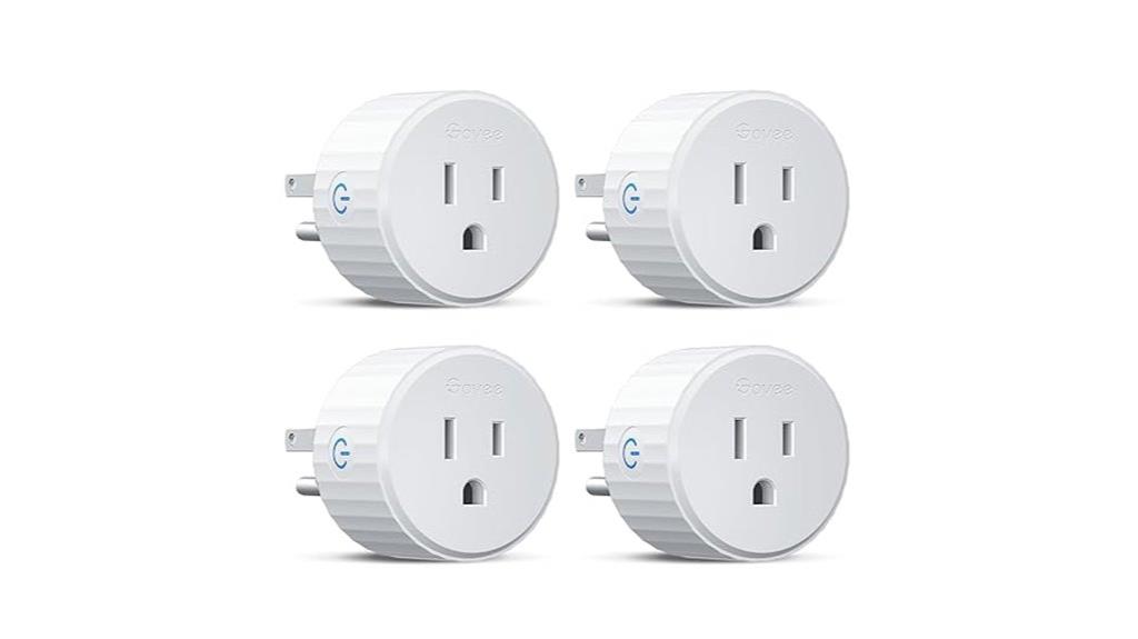 four pack wifi smart plugs