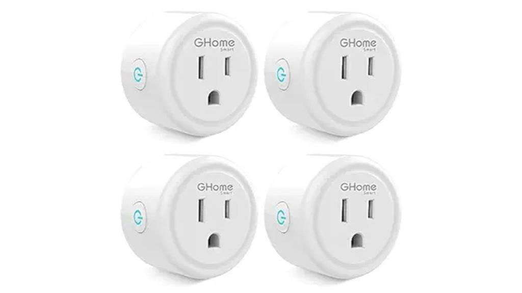 four pack wifi smart plugs