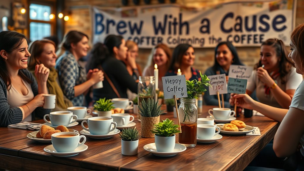 fundraising strategies for coffee parties