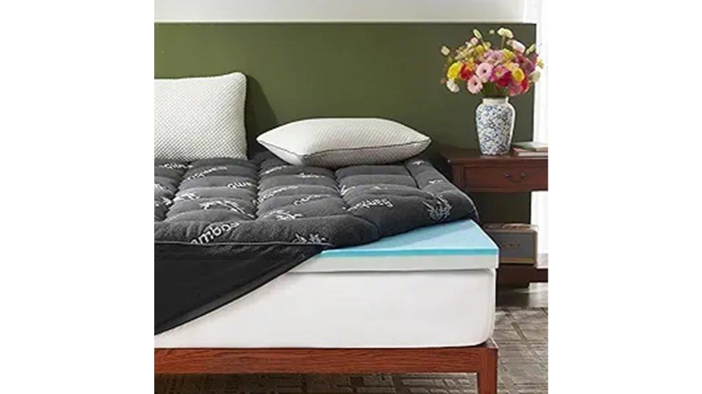 gel memory foam topper